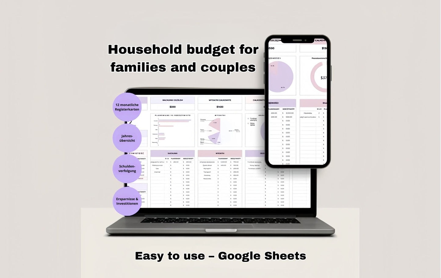 Le modèle de budget pour Excel et Google Sheets (toutes devises)
